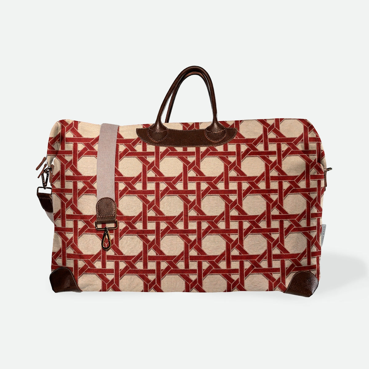Travel Bag Large 55 "CORAL" OOAK x THEVENON