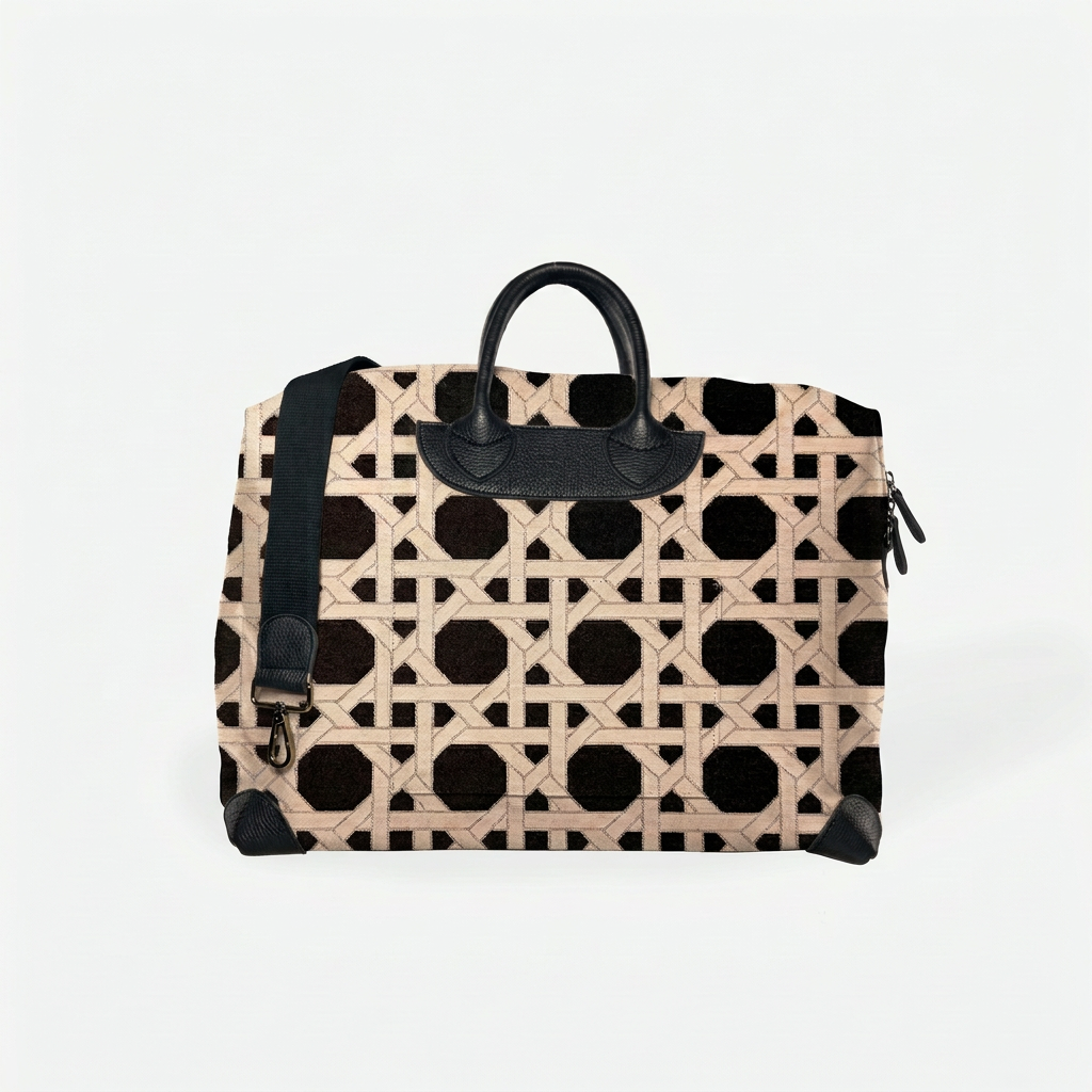 Travel Bag Small 45 "BLACK" OOAK x THEVENON