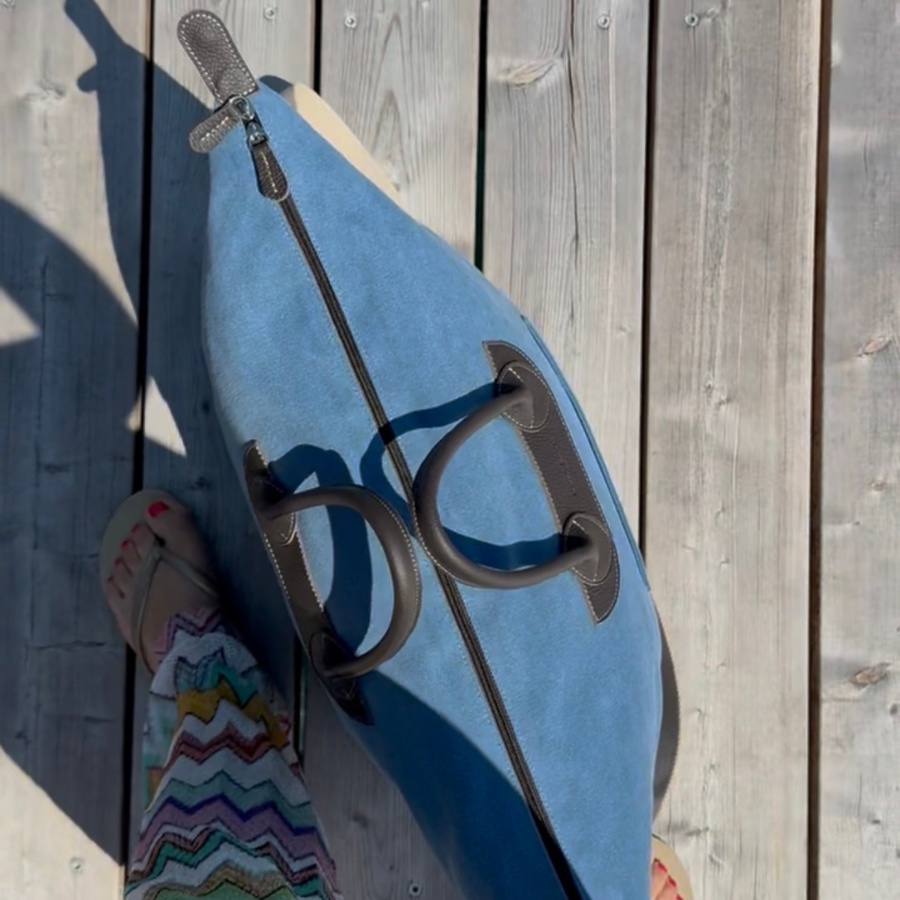 Travel Bag Small 45 "CANVAS blue"