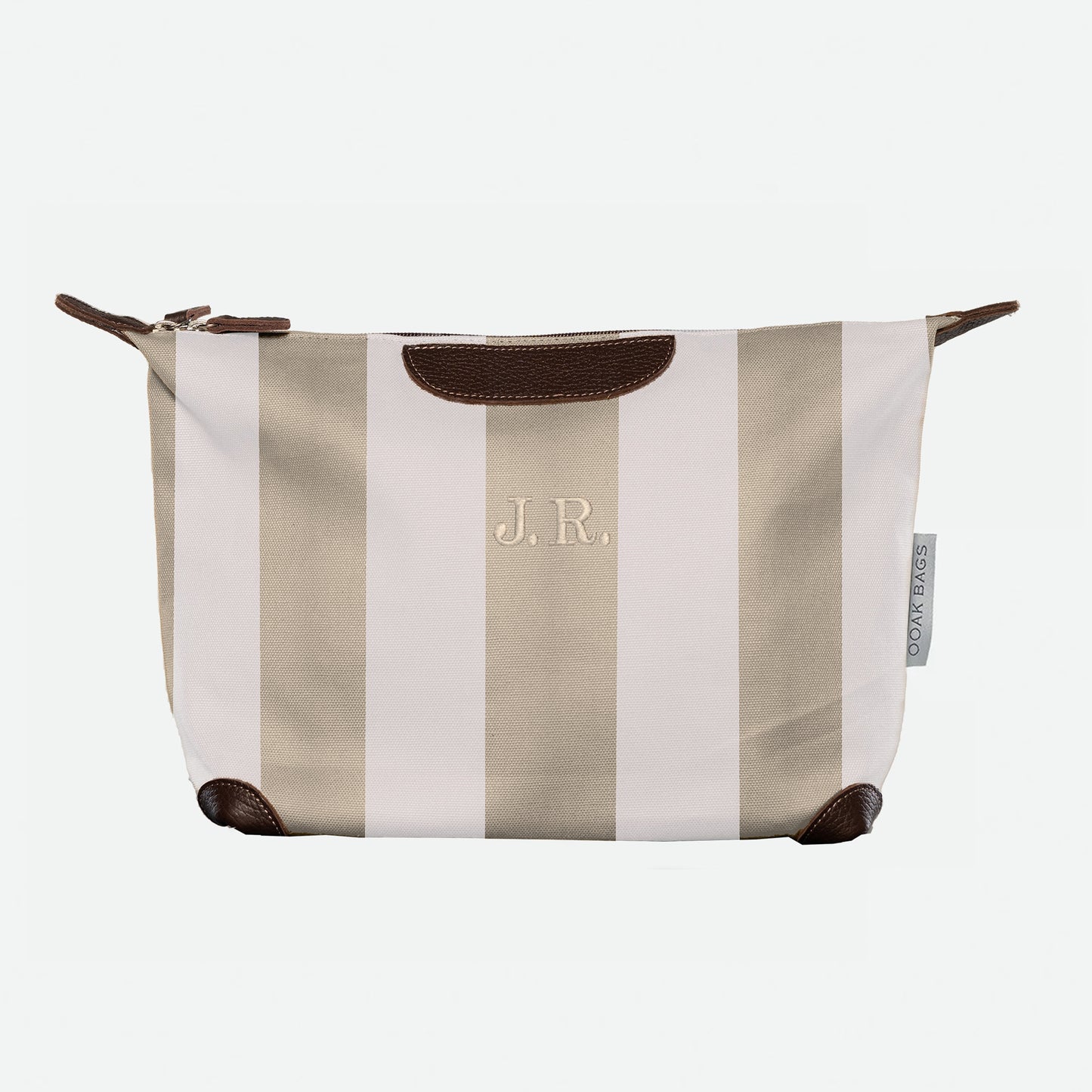 Necessaire Large "STRIPED beige"