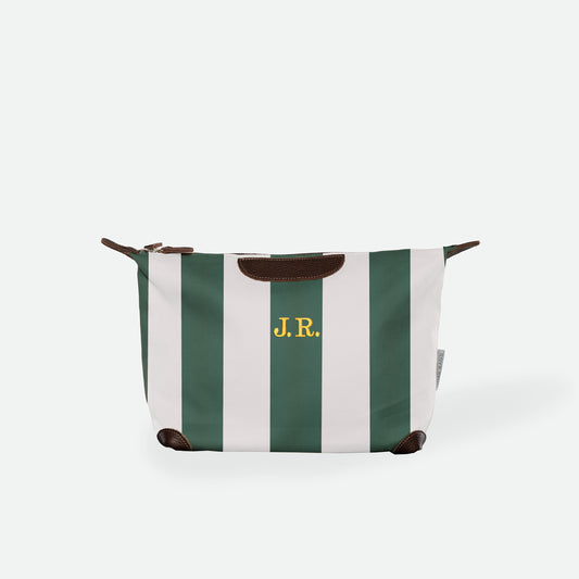 Necessaire Large "STRIPED green"