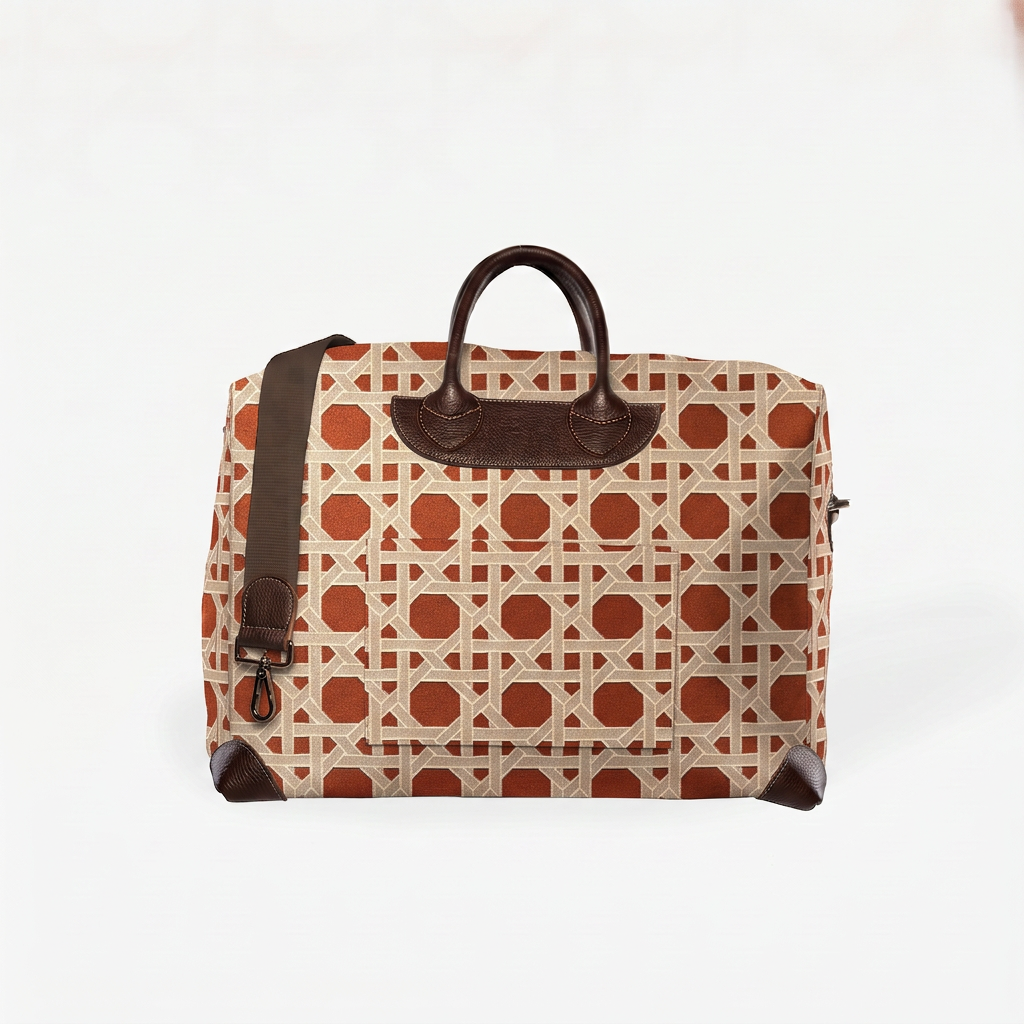 Travel Bag Small 45 "STRIPED beige"