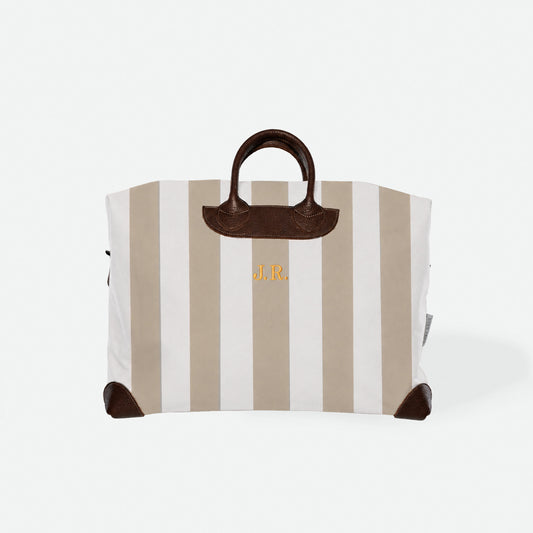 Travel Bag Small 45 "STRIPED beige"