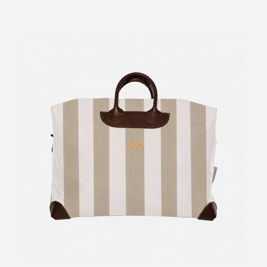 Travel Bag Small 45 "STRIPED beige"