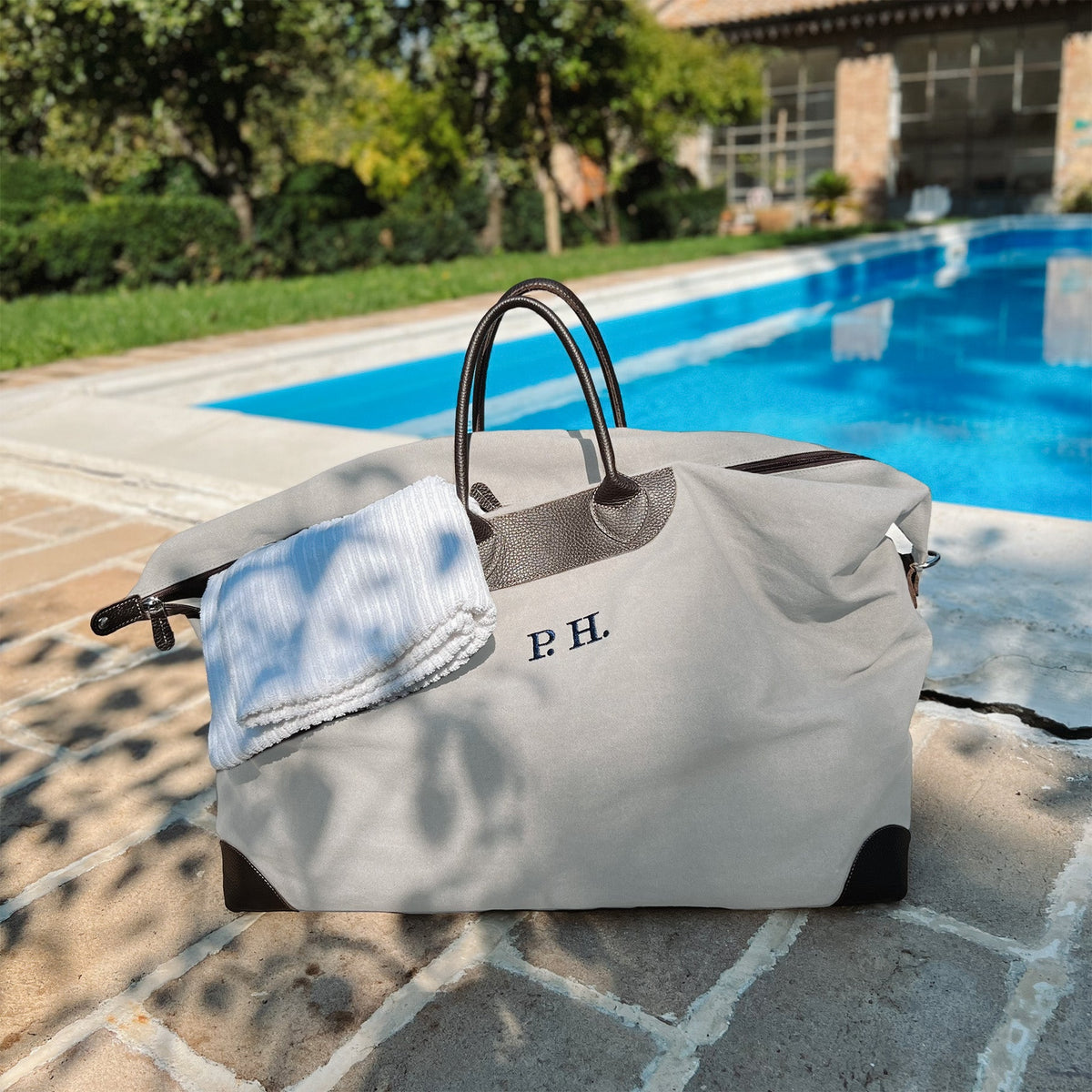 Weekender Large 55 "GRIS" - OOAK BAGS